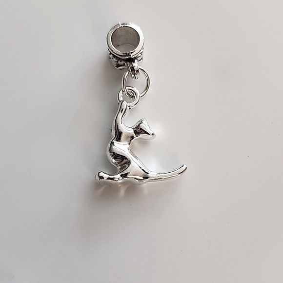 Cat Charm for European Style Bracelets Fits Pandora Systems - Picture 1 of 4